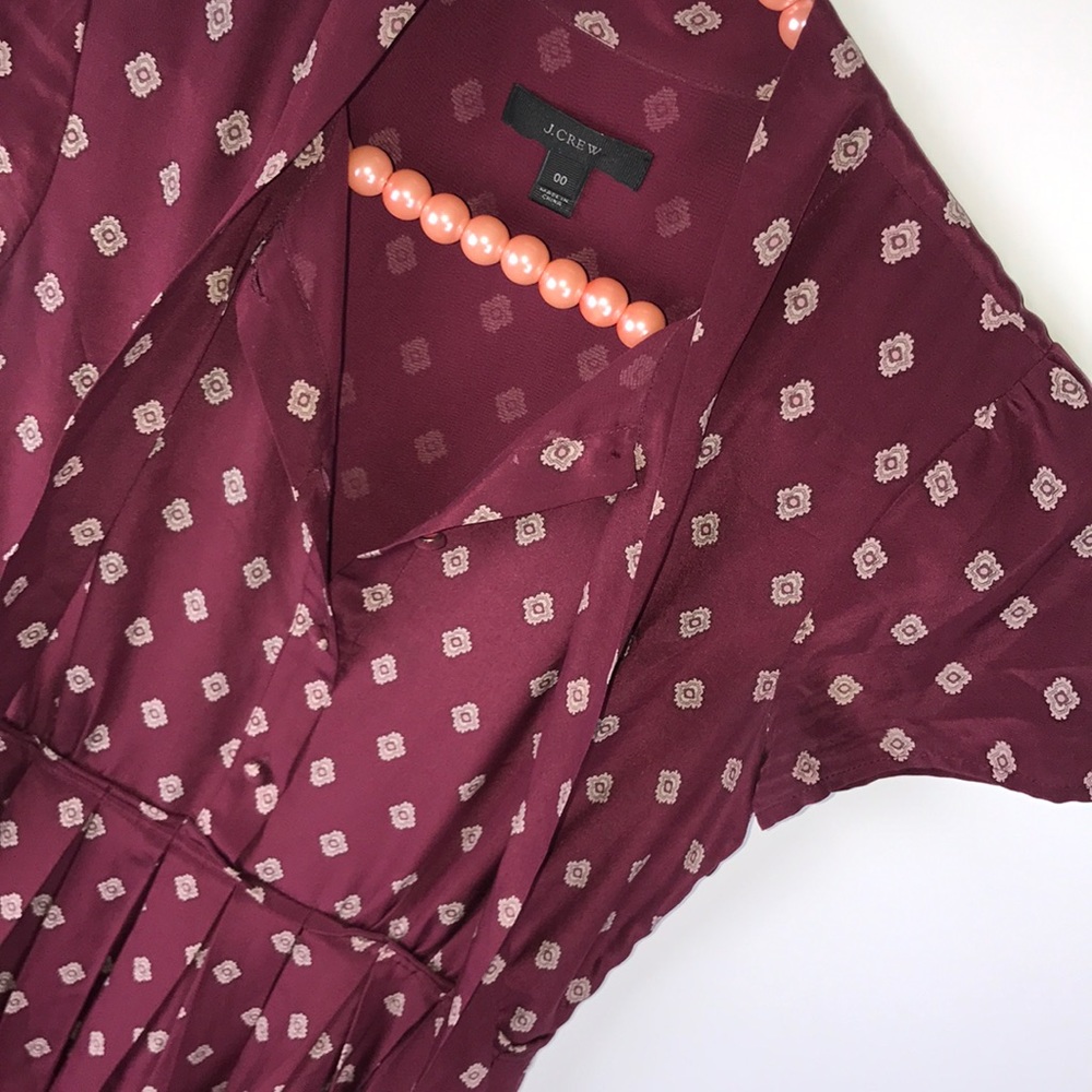 J. Crew Mini Medallion Tie-Neck Dress. - Picture 6 of 7